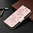 Coque Portefeuille Livre Cuir Etui Clapet B09F pour Xiaomi Redmi Note 13 Pro 5G Or Rose Petit
