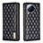 Coque Portefeuille Livre Cuir Etui Clapet B11F pour Xiaomi Civi 3 5G Noir