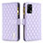 Coque Portefeuille Livre Cuir Etui Clapet B12F pour Oppo A74 4G Violet