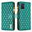Coque Portefeuille Livre Cuir Etui Clapet B12F pour Samsung Galaxy M40S Vert