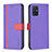 Coque Portefeuille Livre Cuir Etui Clapet B13F pour Samsung Galaxy M40S Violet