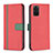 Coque Portefeuille Livre Cuir Etui Clapet B13F pour Samsung Galaxy S20 Plus 5G Rouge
