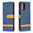 Coque Portefeuille Livre Cuir Etui Clapet B16F pour Xiaomi Poco M3 Bleu Royal