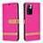 Coque Portefeuille Livre Cuir Etui Clapet B16F pour Xiaomi Poco X4 NFC Rose Rouge
