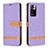 Coque Portefeuille Livre Cuir Etui Clapet B16F pour Xiaomi Poco X4 NFC Violet Clair