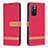 Coque Portefeuille Livre Cuir Etui Clapet B16F pour Xiaomi Redmi Note 11 5G Rouge
