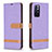 Coque Portefeuille Livre Cuir Etui Clapet B16F pour Xiaomi Redmi Note 11S 5G Violet Clair