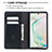 Coque Portefeuille Livre Cuir Etui Clapet B17F pour Samsung Galaxy Note 10 5G Petit