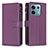 Coque Portefeuille Livre Cuir Etui Clapet B17F pour Xiaomi Redmi Note 13 Pro 5G Violet