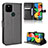 Coque Portefeuille Livre Cuir Etui Clapet BY1 pour Google Pixel 5a 5G Noir