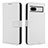 Coque Portefeuille Livre Cuir Etui Clapet BY1 pour Google Pixel 7a 5G Blanc