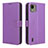 Coque Portefeuille Livre Cuir Etui Clapet BY1 pour Nokia C110 Violet
