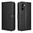 Coque Portefeuille Livre Cuir Etui Clapet BY1 pour Realme C33 Noir Petit