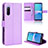 Coque Portefeuille Livre Cuir Etui Clapet BY1 pour Sony Xperia 10 III Violet