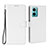 Coque Portefeuille Livre Cuir Etui Clapet BY1 pour Xiaomi Redmi 10 Prime Plus 5G Blanc