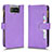 Coque Portefeuille Livre Cuir Etui Clapet BY2 pour Asus ZenFone 8 Flip ZS672KS Violet