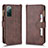 Coque Portefeuille Livre Cuir Etui Clapet BY2 pour Samsung Galaxy S20 Lite 5G Marron