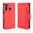 Coque Portefeuille Livre Cuir Etui Clapet BY3 pour Samsung Galaxy A21 Rouge