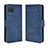 Coque Portefeuille Livre Cuir Etui Clapet BY3 pour Samsung Galaxy M32 4G Bleu