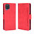 Coque Portefeuille Livre Cuir Etui Clapet BY3 pour Samsung Galaxy M32 4G Rouge