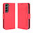 Coque Portefeuille Livre Cuir Etui Clapet BY3 pour Samsung Galaxy S22 5G Rouge