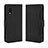 Coque Portefeuille Livre Cuir Etui Clapet BY3 pour Samsung Galaxy XCover Pro Noir