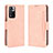 Coque Portefeuille Livre Cuir Etui Clapet BY3 pour Xiaomi Poco X4 NFC Rose Petit