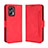 Coque Portefeuille Livre Cuir Etui Clapet BY3 pour Xiaomi Redmi Note 11T Pro 5G Rouge Petit