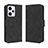 Coque Portefeuille Livre Cuir Etui Clapet BY3 pour Xiaomi Redmi Note 12 Pro 5G Noir