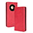Coque Portefeuille Livre Cuir Etui Clapet BY4 pour Huawei Mate 40 Pro Rouge