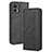 Coque Portefeuille Livre Cuir Etui Clapet BY4 pour Motorola Moto Edge 30 Lite 5G Noir