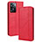 Coque Portefeuille Livre Cuir Etui Clapet BY4 pour OnePlus Nord N20 SE Rouge