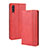 Coque Portefeuille Livre Cuir Etui Clapet BY4 pour Samsung Galaxy A70S Rouge