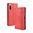 Coque Portefeuille Livre Cuir Etui Clapet BY4 pour Sony Xperia 10 II Rouge