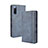 Coque Portefeuille Livre Cuir Etui Clapet BY4 pour Sony Xperia 10 III Bleu