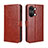 Coque Portefeuille Livre Cuir Etui Clapet BY5 pour OnePlus Ace 2V 5G Marron