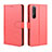 Coque Portefeuille Livre Cuir Etui Clapet BY5 pour Sony Xperia 5 II Rouge