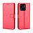 Coque Portefeuille Livre Cuir Etui Clapet BY5 pour Xiaomi Redmi 10 India Rouge
