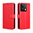 Coque Portefeuille Livre Cuir Etui Clapet BY5 pour Xiaomi Redmi Note 13 5G Rouge