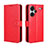 Coque Portefeuille Livre Cuir Etui Clapet BY5 pour Xiaomi Redmi Note 13 Pro+ Plus 5G Rouge