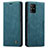 Coque Portefeuille Livre Cuir Etui Clapet C01S pour Samsung Galaxy A51 4G Bleu