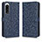 Coque Portefeuille Livre Cuir Etui Clapet C01X pour Sony Xperia 5 IV Bleu