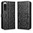 Coque Portefeuille Livre Cuir Etui Clapet C01X pour Sony Xperia 5 IV Noir Petit