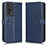 Coque Portefeuille Livre Cuir Etui Clapet C01X pour Xiaomi Poco F5 Pro 5G Bleu