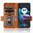 Coque Portefeuille Livre Cuir Etui Clapet C02X pour Motorola Moto Edge 30 5G Petit