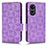 Coque Portefeuille Livre Cuir Etui Clapet C02X pour Oppo A58 4G Violet