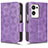 Coque Portefeuille Livre Cuir Etui Clapet C02X pour Oppo Find N2 5G Violet