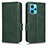 Coque Portefeuille Livre Cuir Etui Clapet C02X pour Realme Narzo 50 Pro 5G Vert Petit