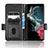 Coque Portefeuille Livre Cuir Etui Clapet C02X pour Samsung Galaxy S23 Ultra 5G Petit