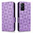 Coque Portefeuille Livre Cuir Etui Clapet C02X pour Xiaomi Redmi Note 12 Pro 4G Violet